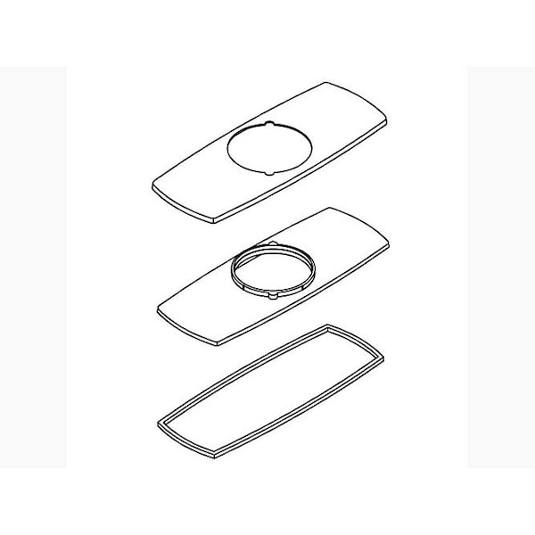 Kohler Service Kit, Escutcheon, 3-Hole 1369895-BL - main